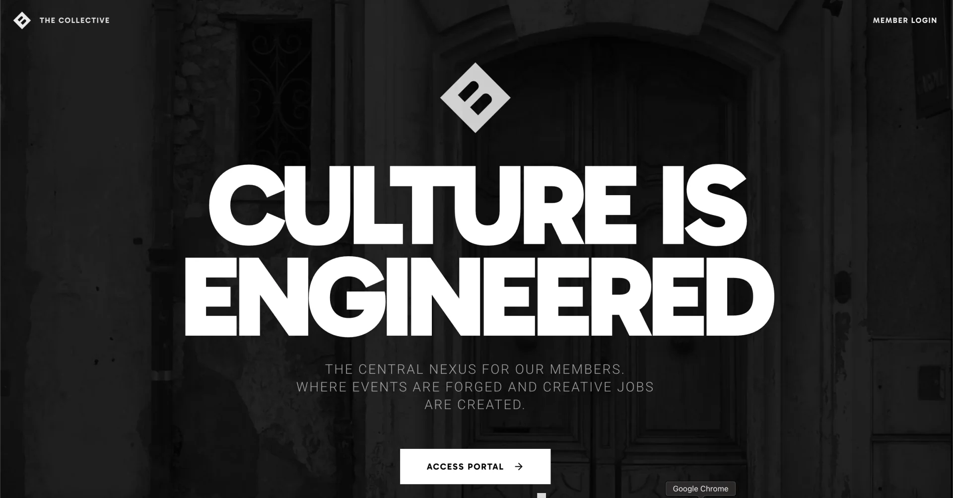 Blackout Collective: デスクトップの公開サイト