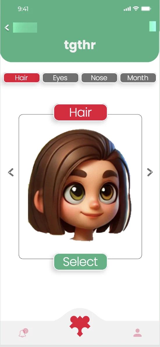tgthr App: プロフィール編集とアバター設定